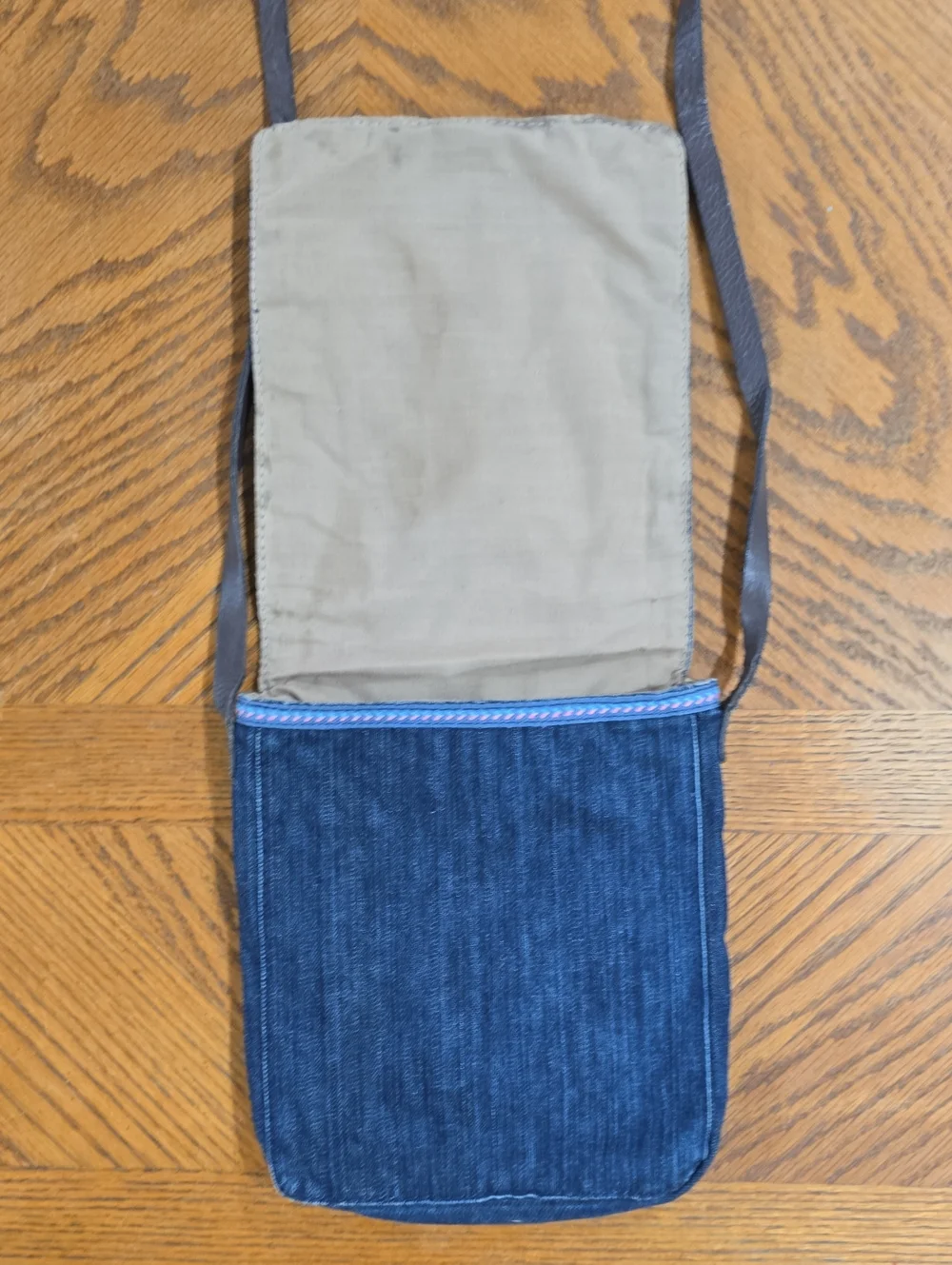 Lucky Brand Vintage Denim Crossbody Bag